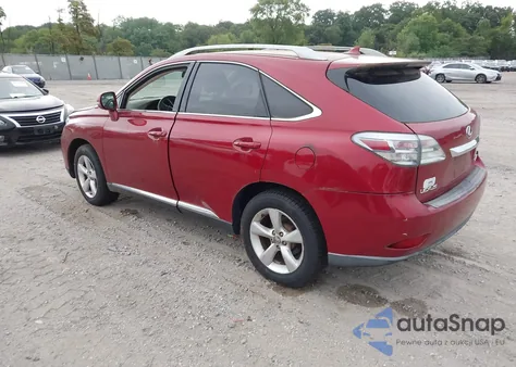 2010 Lexus Rx 350 from USA, damaged, VIN 2T2BK1BA2AC073582